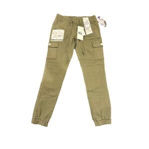 YDX Apparel NWT Smart Jeans Women's Cargo Style Size Medium Olive
